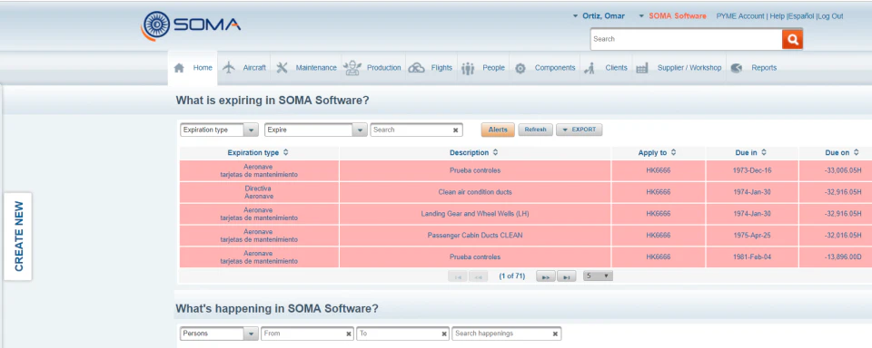 screenshot of Soma Software